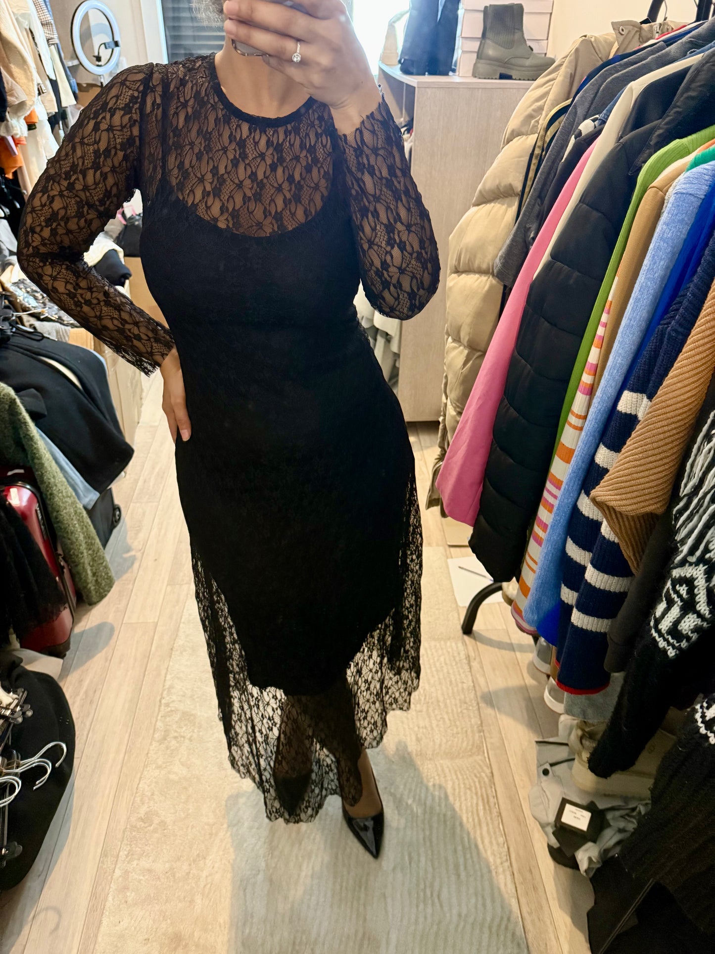 Robe en dentelle