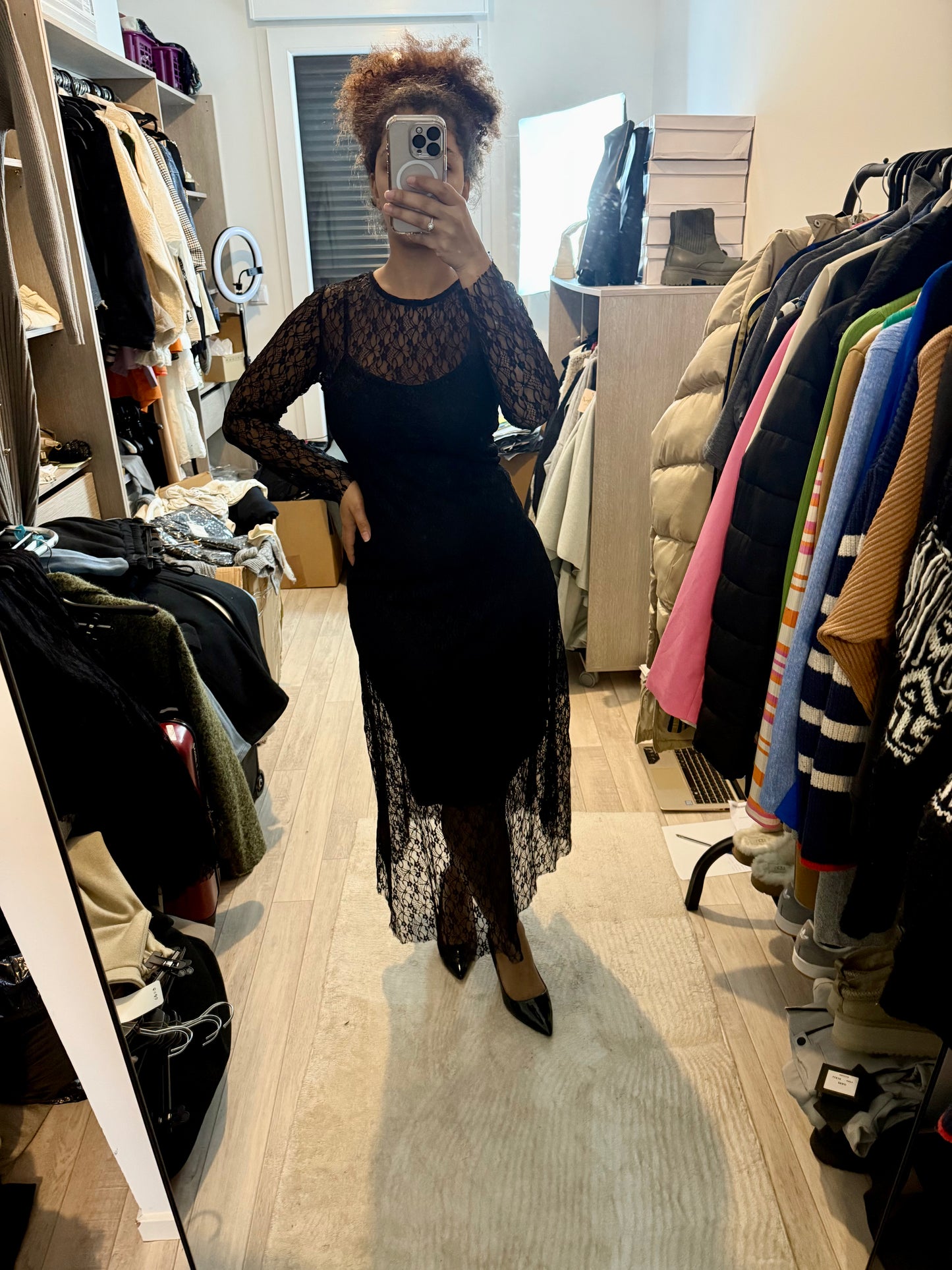 Robe en dentelle