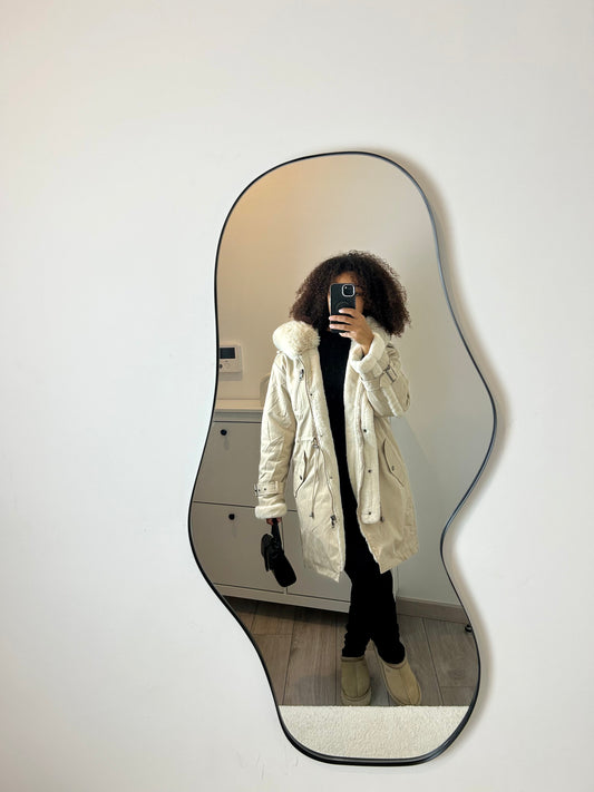 Manteau fourrure long